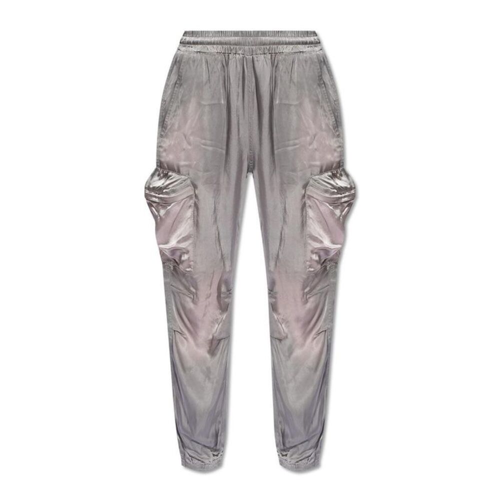 Diesel Relaxed Fit Cargo Pants Women silver Trousers